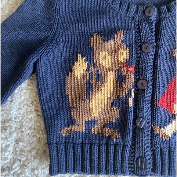 RARE BETSEY JOHNSON LITTLE RED RIDING HOOD CARDIGAN SWEATER SIZE LARGE - Picture 7 of 10